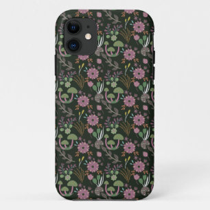 Dark Floral Pattern Case-Mate iPhone Case