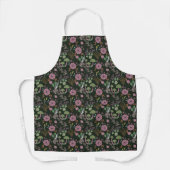 Dark Floral Pattern Schort (Voorkant)