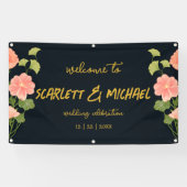 Dark Floral Spandoek (Horizontaal)