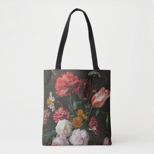Dark Floral still life Tas (Voorkant)