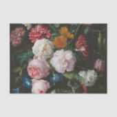 Dark Floral still life Tissuepapier (Voorkant)