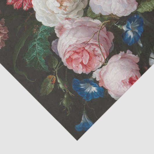 Dark Floral still life Tissuepapier (Detail)