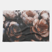 Dark Floral Theedoek (Horizontaal)