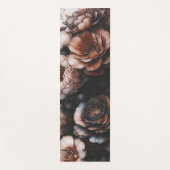 Dark Floral Yogamat (Voorkant)