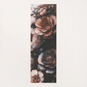 Dark Floral Yogamat (Achterkant)