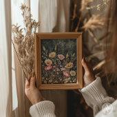  Dark Flower Moody Floral Stilleven Poster