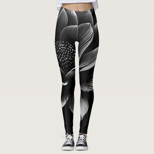Dark Flower Moody Leggings (Voorkant)