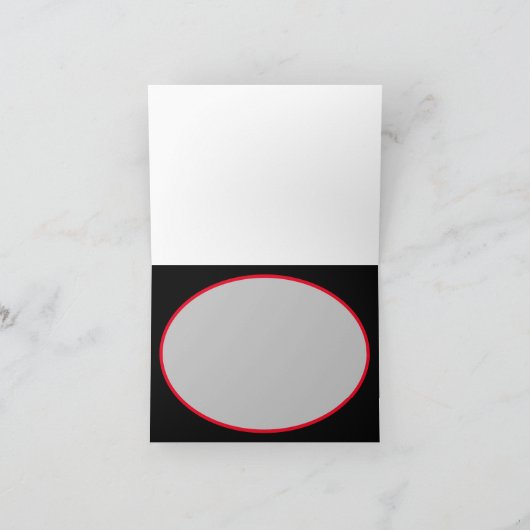 Dark Flowers Valentijn Kaart (Binnen)