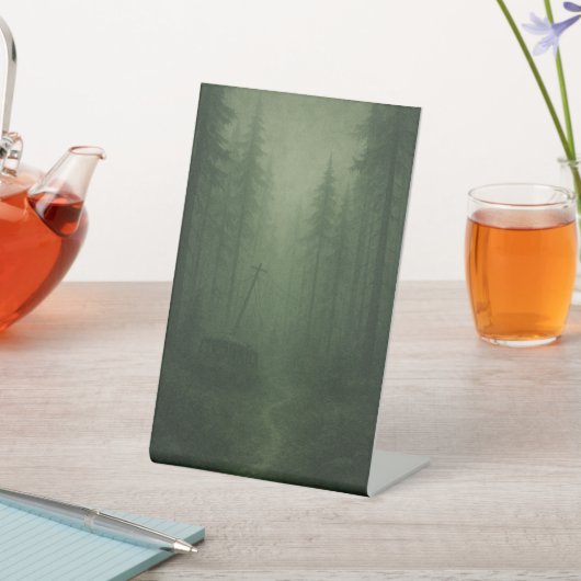 Dark Forest banner Reclamebord Met Voetstuk (Insitu)