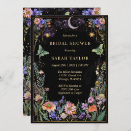 Dark Forest bruids douche uitnodiging