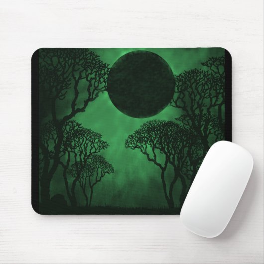 Dark Forest Eclipse Mousepad Muismat (Met muis)