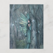 Dark Forest Fairy Mystieke Fantasy Art Briefkaart (Voorkant)