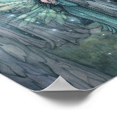 Dark Forest Fairy Mystieke Fantasy Art Poster (Hoek)