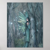 Dark Forest Fairy Mystieke Fantasy Art Poster (Voorkant)