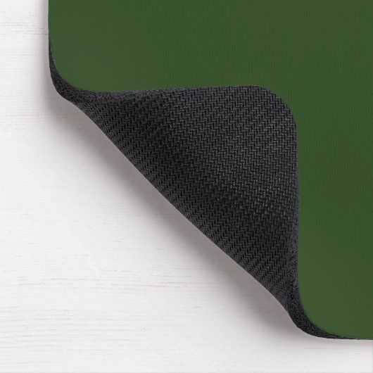 Dark Forest Green Mousepad Muismat (Hoek)