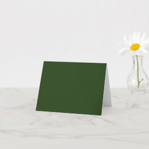Dark Forest Green Note-Kaart Kaart