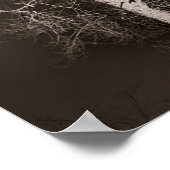 Dark Forest – Haunting Black and White Tree Art Poster (Hoek)