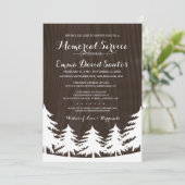 Dark Forest Memorial Service nodigt uit Kaart (Staand voorkant)