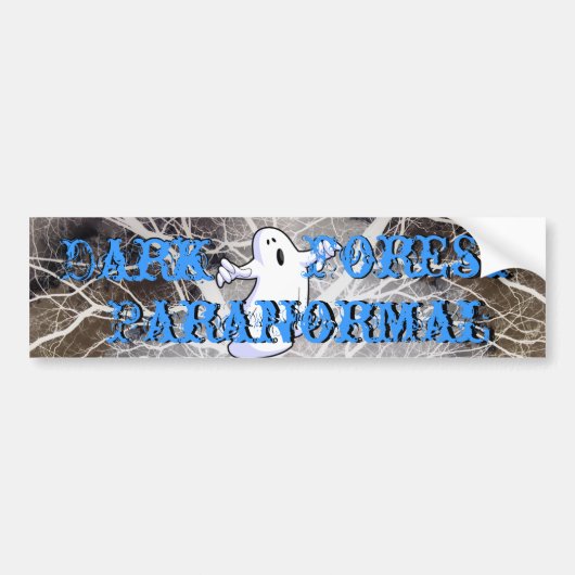 Dark Forest Paranormal Bumpersticker (Voorkant)