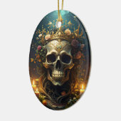 Dark Forest Skull-Ornament Keramisch Ornament (Links)