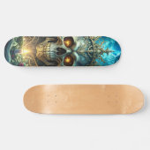Dark Forest Skull Persoonlijk Skateboard (Horizontaal)