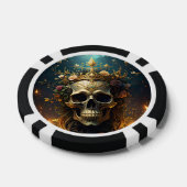 Dark Forest Skull Poker Chip (Enkel)
