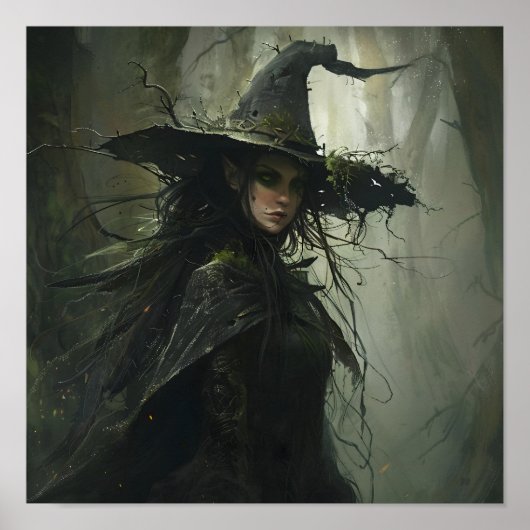 Dark Forest Witch Poster (Voorkant)