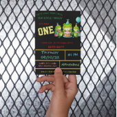 Dark Froggy Verjaardagsviering - 1 jaar! Kaart