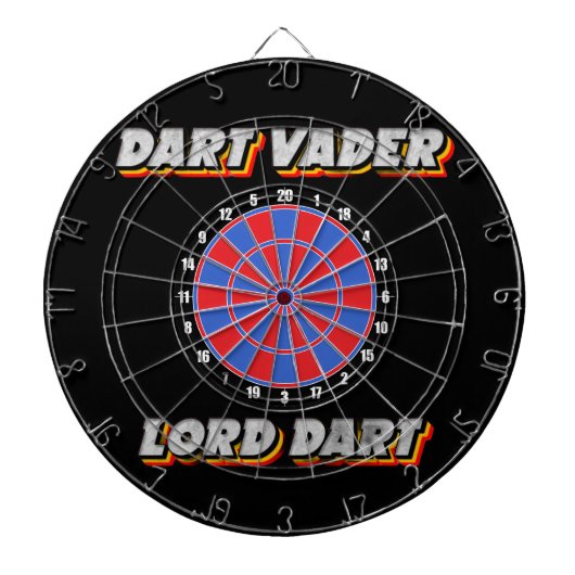 Dark Galactic Lord Sticker – Cosmic Shadow Warrior Dartbord (Voorkant)