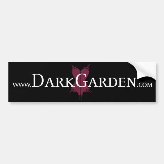 Dark Garden Bumpersticker (Voorkant)