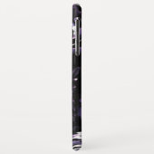 Dark Garden die Paarse Glam Flowers slaan Case-Mate iPhone Case (Achterkant/links)