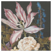 Dark Garden Floral Stof (Close Up)