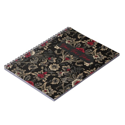 Dark Garden gepersonaliseerd Notitieboek (Linkerzijde)