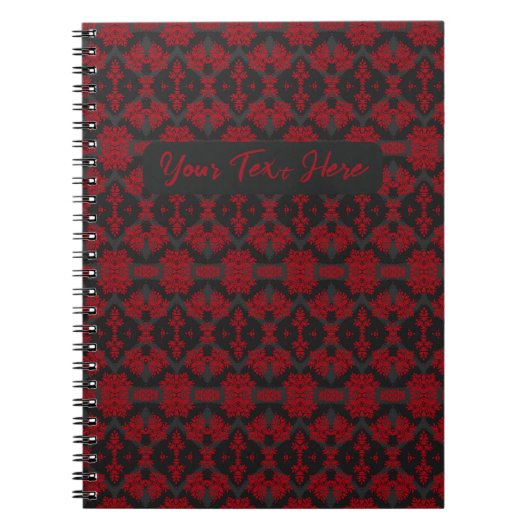 Dark Garden gepersonaliseerd Notitieboek (Voorkant)