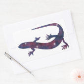 Dark Gecko Starscape-Sticker Rechthoekige Sticker (Envelop)