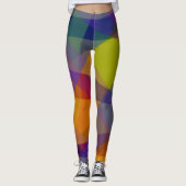 Dark Geometric - Leggings (Voorkant)