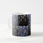 Dark Geometric Mug" Koffiemok (Voorkant links)