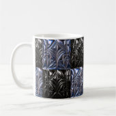 Dark Geometric Mug" Koffiemok (Links)