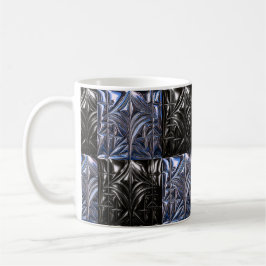 Dark Geometric Mug" Koffiemok