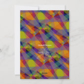 Dark Geometric - Wenskaart Feestdagenkaart (Achterkant)