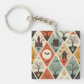Dark ghost pattern sleutelhanger (voorkant)
