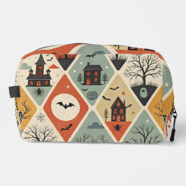 Dark ghost pattern toilettasje