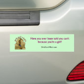Dark Girl Rock Bumpersticker (Op auto)