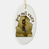 Dark Girl Rock Keramisch Ornament (Rechts)