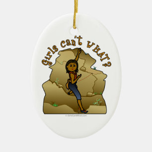 Dark Girl Rock Keramisch Ornament