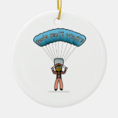 Dark Girl Sky Diver Keramisch Ornament (Voorkant)
