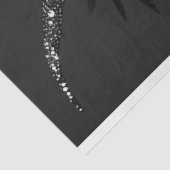 Dark Glam Rock Star met Horns Decoupage Tissuepapier (Detail)