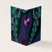 dark glowing fractal image visitekaartje (Buitenkant)