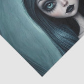 Dark Goddess Witch Decoupage Papier (Detail)