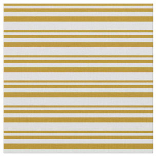Dark Goldenrod en Lavender Lines Stof